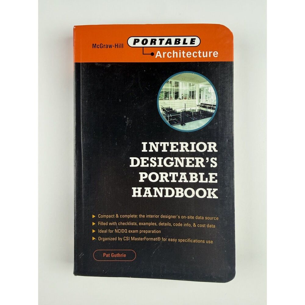 Interior Designer's Portable Handbook Pat Guthrie McGraw-Hill 2000 NCIDQ Guide